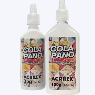 Cola Pano - Acrilex | Material Artesanato | Para Colar Tecido | Papelaria