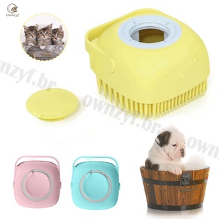 Escova Pente Top Silicone Para Banho De Cachorro E Gatos (3)