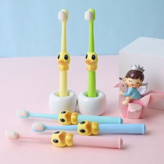 Little Yellow Duck Children's Toothbrush 1-12 Years Old Infant Soft Hair Brush Head Splitting Toothbrush (1)