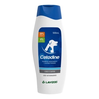 Cetodine 500ml Shampoo Dermatologico Clorexidine Lavizoo