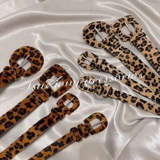 cinto feminino com pelinhos camurça animal pint vares modelos Estampa de leopardo/onça