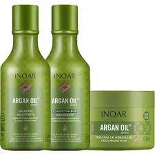Kit Inoar Argan Oil (shampoo+condicionador+mascara) 250ml