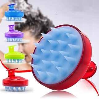 Escova Massageadora De Silicone Para Emagulhar/Massajador Do Couro Cabeludo
