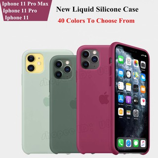 Capa de Silicone Líquido para Apple iPhone 11 Pro Max / Capinha Original para iPhone