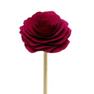 2 Varetas Decorativa para Aromatizador de Ambiente Flor de Madeira Mini Pink