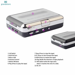 Ezcap Walkman Cassete Música Player Fita Para-Pc Mp3 Converter Usb Jogador (9)