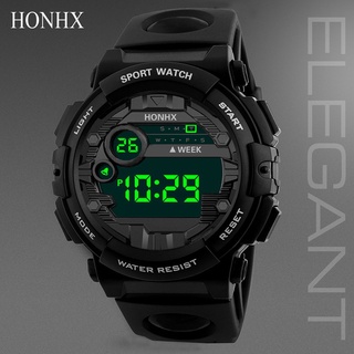 Honhx Relógio De Pulso Digital / Led / Digital / De Luxo / Data / Esportivo / Masculino (1)