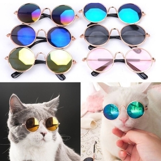 Doreen Acessórios Multicolor Cão Gato Fotos Adereços Acessórios Suprimentos Pet Óculos Óculos De Sol / Multicolor (9)