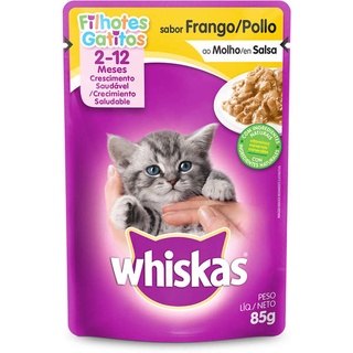 Sache para gatos Whiskas filhotes 85g com 12 unidades (3)