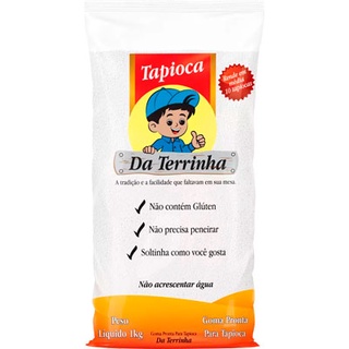 Goma Pronta para Tapioca Da Terrinha 1kg - Tetsu Alimentos
