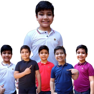 Camisa Gola Polo Infantil Menino Varias Cores Promoção 1 ao 14 Anos