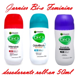 Desodorante Feminino Garnier Bi-o Rollon 50ml 3 opções