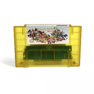 Fita De Super Nintendo 68 Jogos em 1 Cartucho Donkey Kong Mario Zelda Metroid Mortal Kombat Multi Games Clássicos
