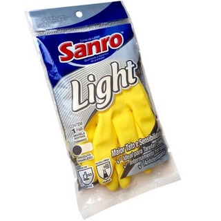 Luva Para Limpeza Sanro Light Sensível P M G XG Promoção