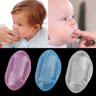 (Witty) Escova De Dentes De Silicone Para Bebê/Massageador De Gengiva Com Caixa De Armazenamento De Higiene Berus Gigi Bayi