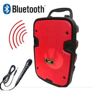 Caixa De Som Portátil Bluetooth Radio Fm Aux Mp3 e Mic - Super Potente