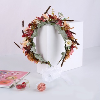 Coroa De Flores Feita À Mão Para Noivas/Casamentos