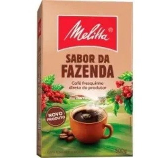 Café Tradicional Torrado e Moído Sabor da Fazenda Melitta 500g.