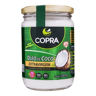 Óleo de Coco Extra Virgem (500ml) - Copra - Muito bom!! - neutro