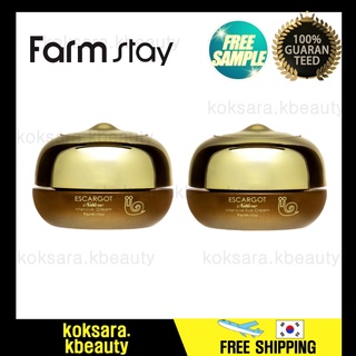 FARMSTAY Escargot Noblesse Intensive Cream 50g, Intensive Eye Cream 50g /Shipping from Korea (1)