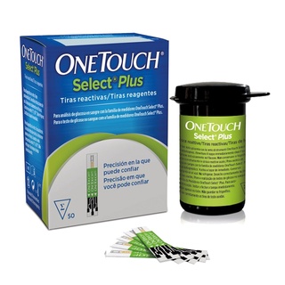 Tiras Onetouch Select Plus medir glicemia - com 50 Tiras reagentes One touch medir diabetes