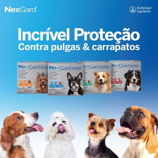 Nexgard Antipulgas E Carrapatos Cães 4 A 10kg Com 3 Tabletes (3)
