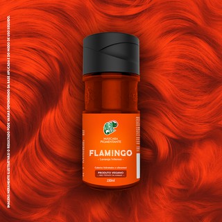 Kamaleão Color Máscara Pigmentante Flamingo - Laranja Intenso- 150ml