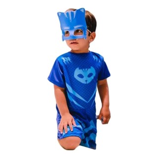 Fantasia Infantil Menino Gato do PJ Masks