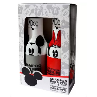 Shampoo e Condicionador Kit Cachorro e Gato - Neutro K-Dog Disney 250ml