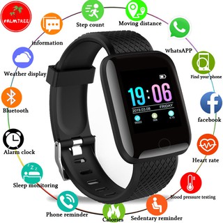 D13 Smartwatch Rel Gio Inteligente / Smartwatch 116plus Prova D 'Gua Ip67 Cartão Batimentos Acos / Prens O Sangu Nea
