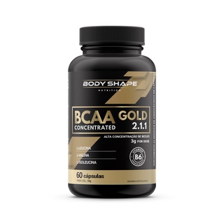 Bcaa Concentrado Gold 60 Cápsulas 2.1.1 3g Por Dose - Body Shape