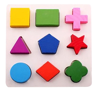 Quebra-Cabeça Infantil Multifuncional Em Formato Geométrico / Educação Inicial / Quebra Cabeça De Madeira / Brinquedo Montessori (8)