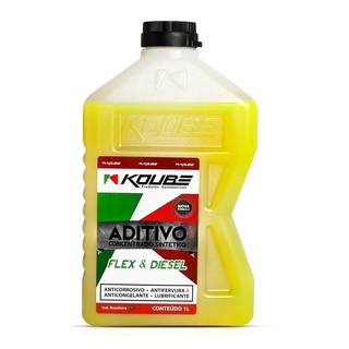 Aditivo Amarelo Concentrado Sintético Flex & Diesel 1 Litro Koube