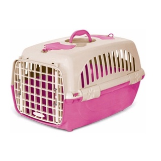 Caixa Transporte Plast Pet Travel Pet Pop para Cães e Gatos N01.