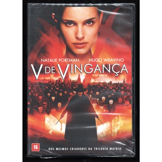 Dvd V De Vingança | Hugo Weaving + Natalie Portman (lacrado) (1)