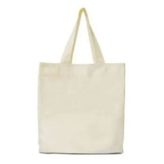 10 Sacola Ecobag algodão cru 45x45 cm bolsa Ecológica.