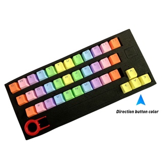 teclado❀37 Keys PBT Backlight Colorful Mechanical Keyboard Keycaps Cover Replacement (5)
