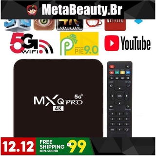 MetaBeauty De Tv Box Mxq Smart 4k Pro 8GB / 128GB Wifi 5G Android 10.1