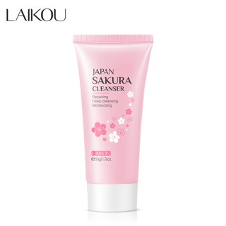 Sabonete Facial LAIKOU Japan Sakura Para Pele Seca / Oleosa 50g