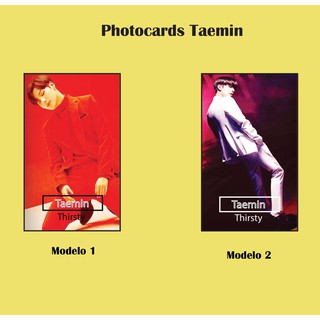 Photocards Taemin - Photoshoot de Thirsty