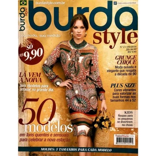 Revista Burda Style 50 Modelos em Tons Quentes e Sensuais N° 2