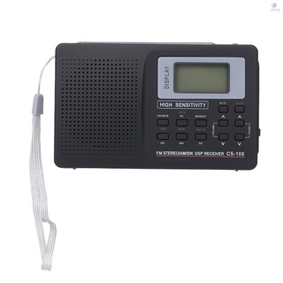 Fone De Ouvido/Receptor De Rádio Multiband Digital Portátil FM/AM/SW (1)