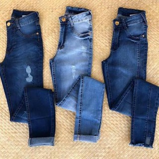 Calça Jeans Skinny Cintura Alta