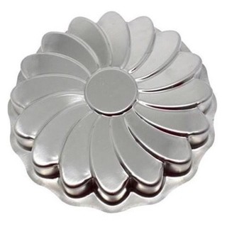Forma Bolo Torta Girassol (25,5x3,0cm) Alumínio