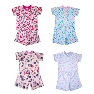 Pijama Infantil verão manga curta menina 100% algadão 1 a 8 anos (4)