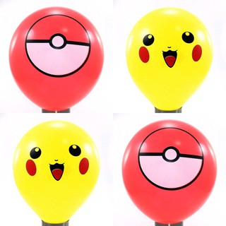 25 Balão Bexiga Pokemon Pokebola p/ Festa Decoração.