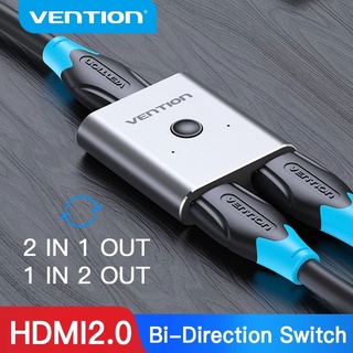 Adaptador HDMI Vention 4k bi-direção 2.0 hdmi switch 1x2