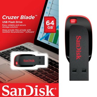 Pen Drive Cruzer Blade Sandisk 64 GB