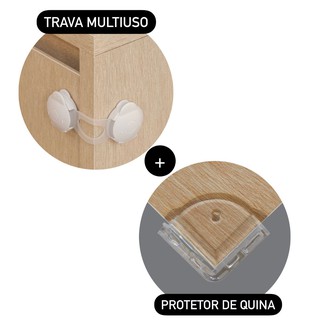 Trava Flexível Multiuso + Protetor De Quina Buba