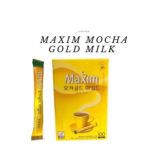 Café Solúvel Coreano Mocha Gold Milk - Maxim Coffee Vincenzo - Sachê (1)